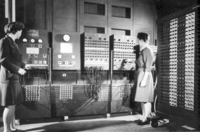 Painél operacional do Eniac